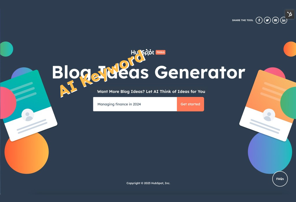 Blog Ideas Generator